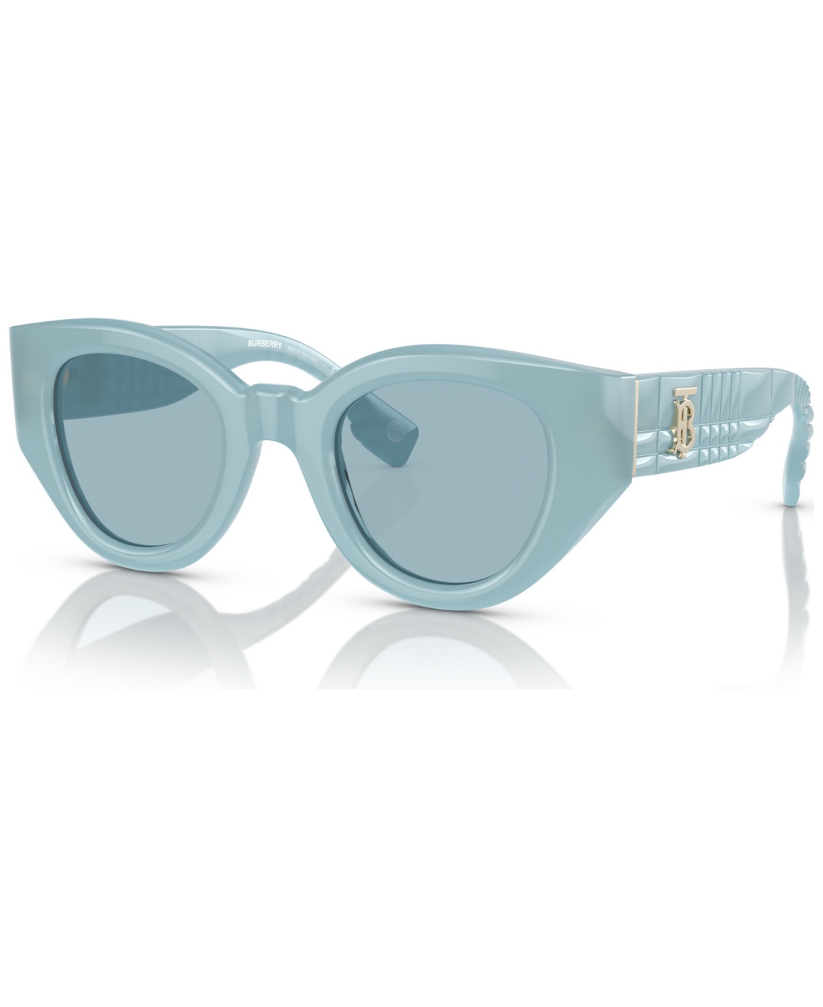 Shop Burberry Women's Sunglasses, Be4390 Meadow In Azure