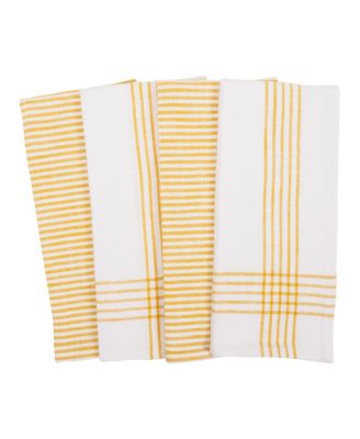 Monaco Cotton 4 Piece Kitchen Dish Towel, 18" x 28"