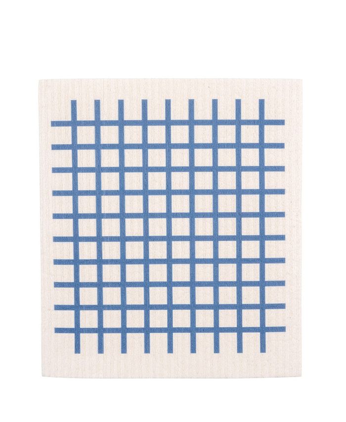 KAF Home Serviette Kariert Marineblau – 50,8x50,8 Cm, 100% Baumwolle, Maschinenwaschbar