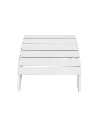 Outdoor Patio All-weather Modern Folding Ottoman