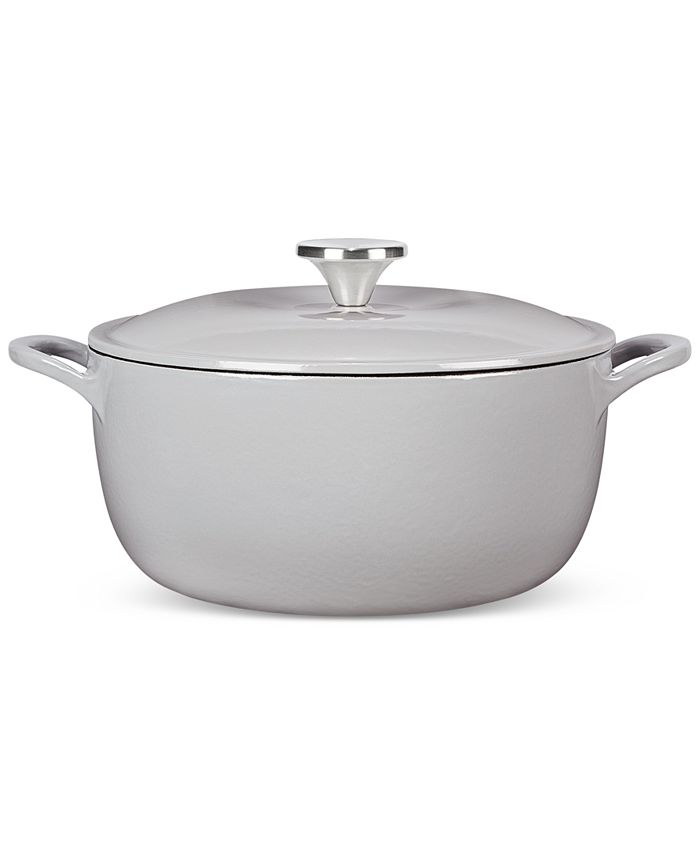 The Cellar Enameled Cast Iron 8-Qt. Round Dutch Oven, Created for Macy's -  Macy's