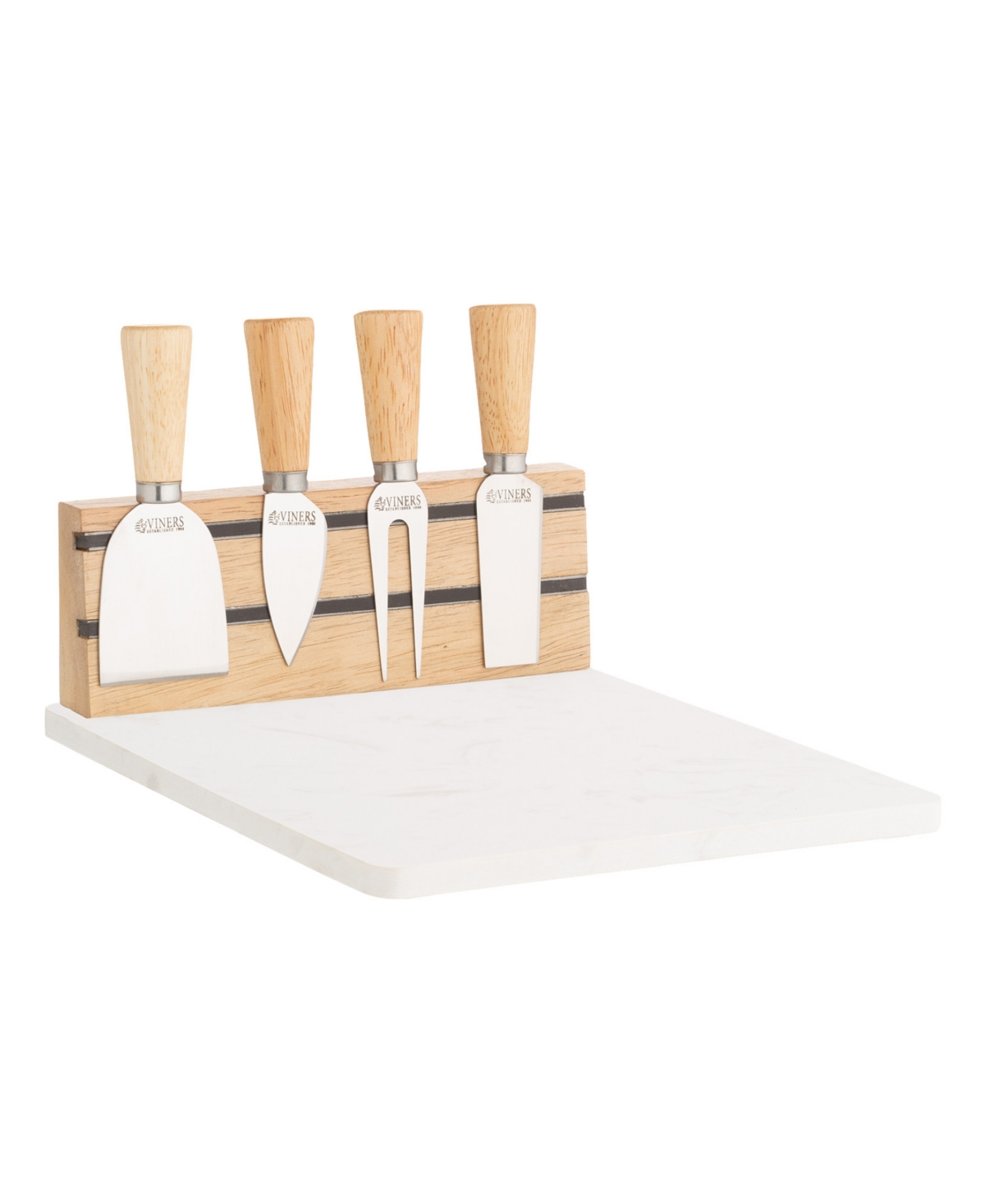 Viners 6 Piece Cheese Serving Set In White