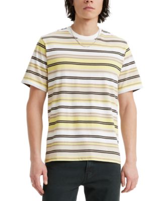 Levi's - Men's Relaxed Fit Short-Sleeve Striped T-Shirt