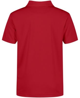 Big Boys Uniform Quick Dry Short Sleeve Performance Stretch Polo