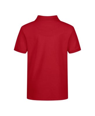 Big Boys Uniform Stretch Double Piqu&eacute; Polo