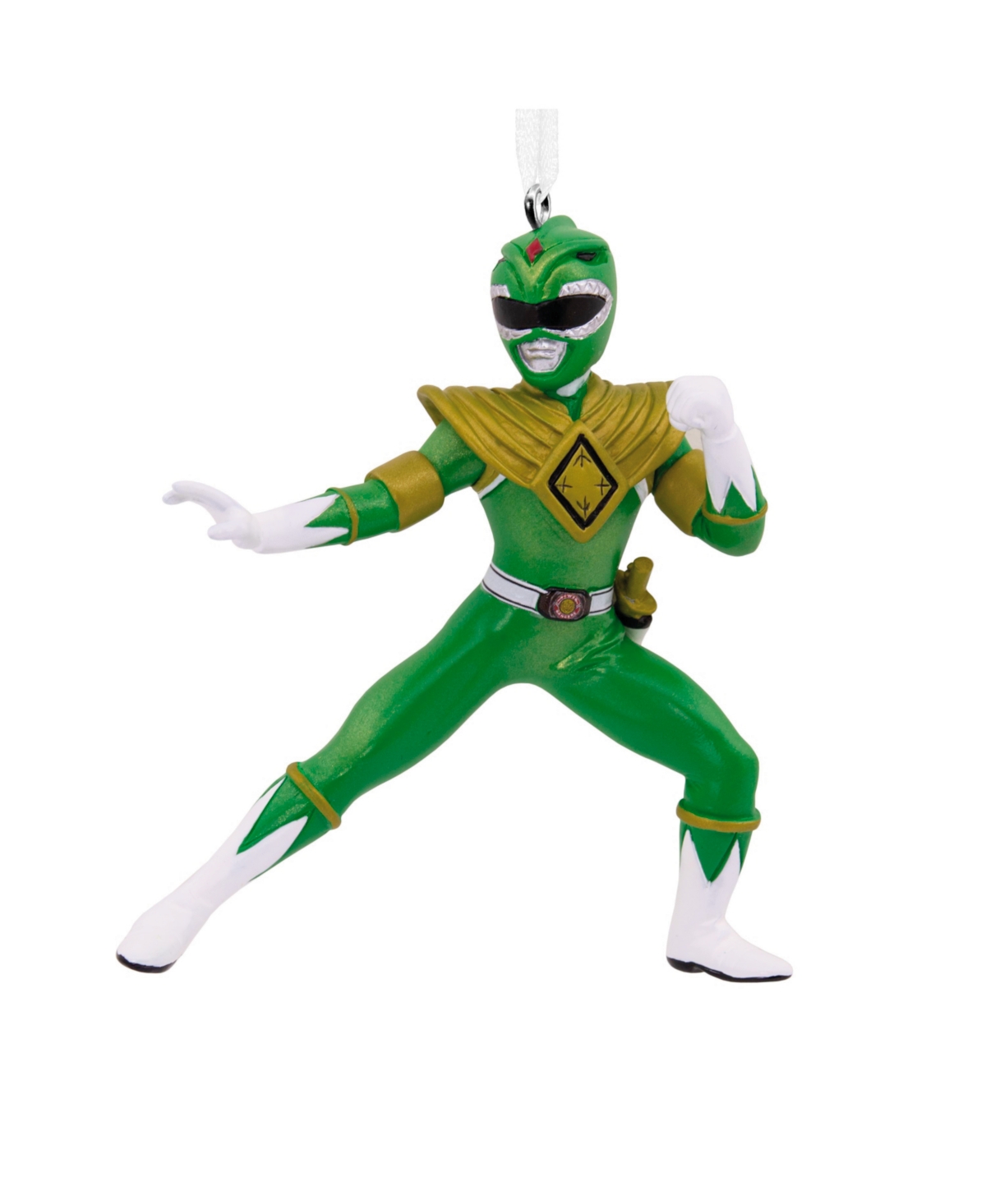 Hallmark Christmas Ornament Hasbro Power Rangers Green Ranger In Multi-colored