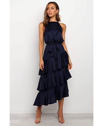 macy's women's party dresses Midi Semi-Formal Cocktail & A stretch knit lining Macy's Dresses: Evening, Casual, and