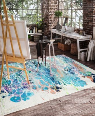 Kikiamo Washable KK20 8' x 10' Area Rug