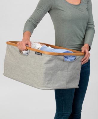 Foldable Laundry Basket, Gray, 10.6 Gallon, 40 Liter