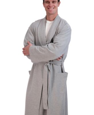 Men's Big and Tall Cotton Waffle Knit Robe