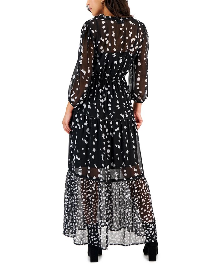 Tinsel Petite Printed 3/4Sleeve Maxi Dress Macy's