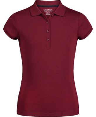 Big Girls Uniform Short Sleeve Polo Shirt