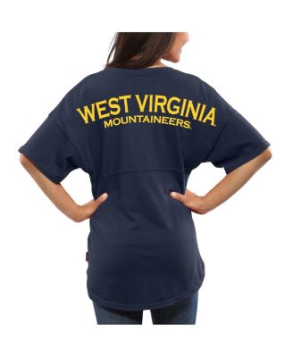 Women's Navy West Virginia Mountaineers Oversized T-shirt