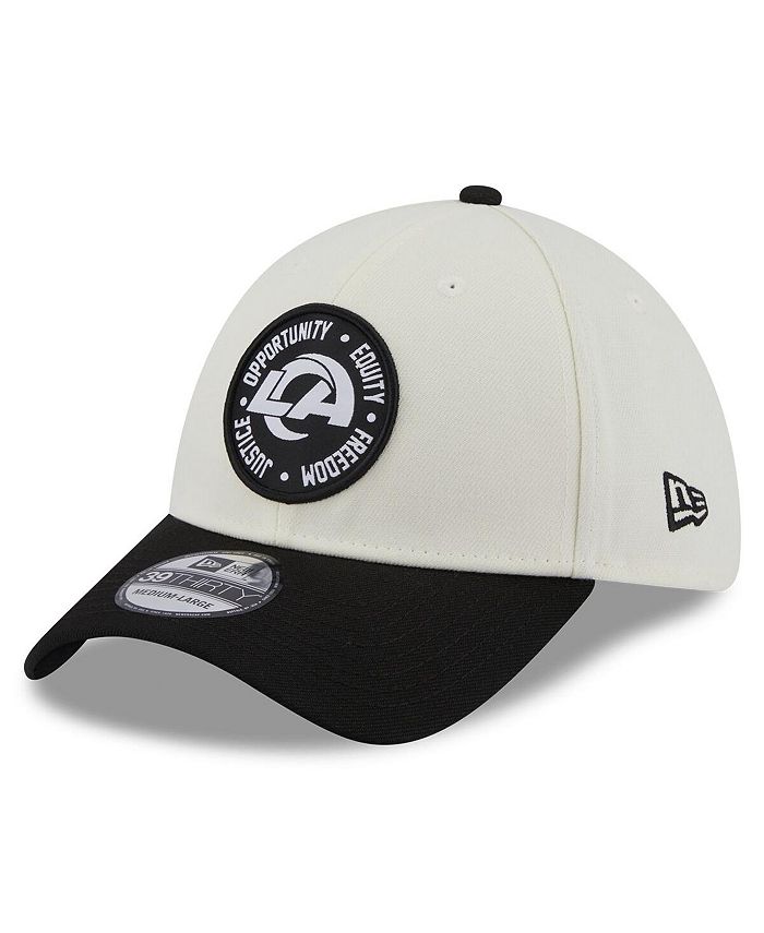 New Era Men's Cream, Black Los Angeles Rams 2022 Inspire Change ...