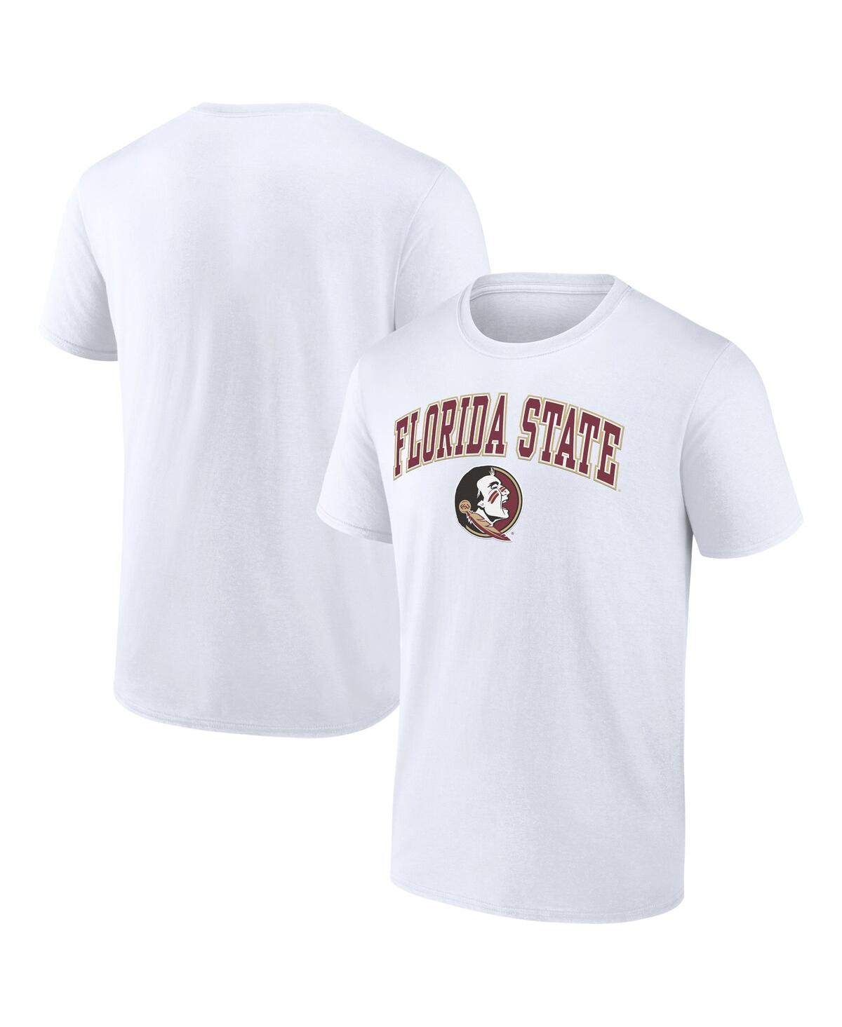 Fanatics Men's  White Florida State Seminoles Campus T-shirt