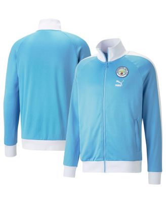 Men's Sky Blue Manchester City ftblHeritage T7 Raglan Full-Zip Track Jacket