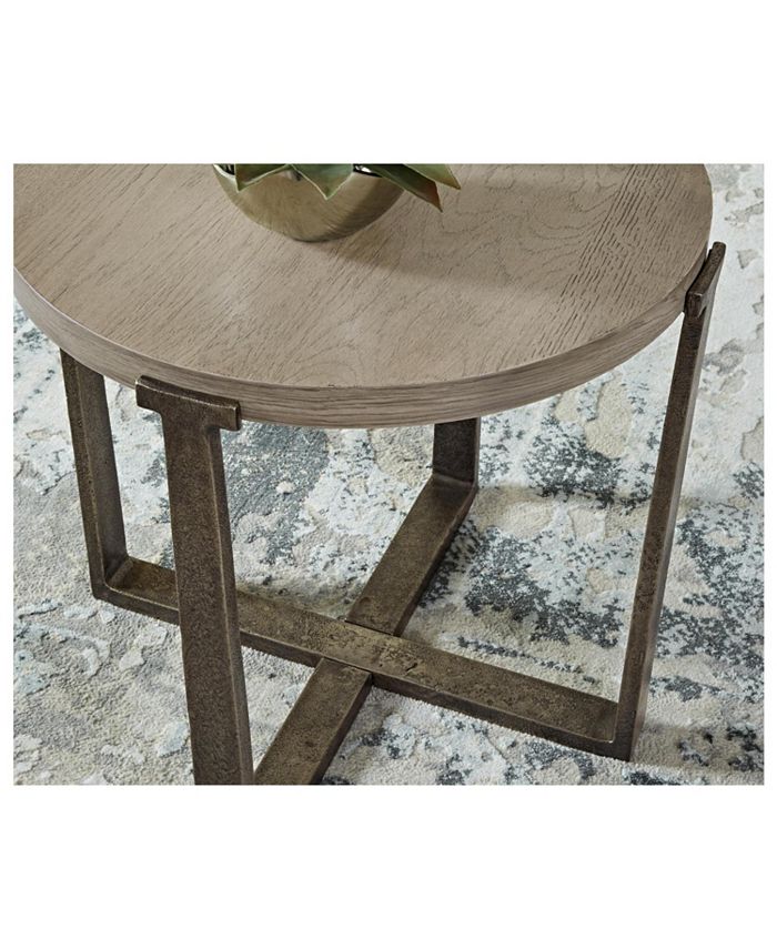 Dalenville Round End Table: Stylish & Functional Living Room Accent