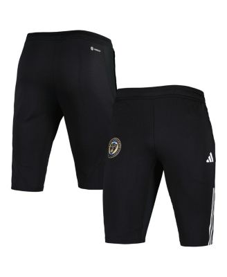 Men's Black Philadelphia Union 2023 On-Field Training AEROREADY Half Pants