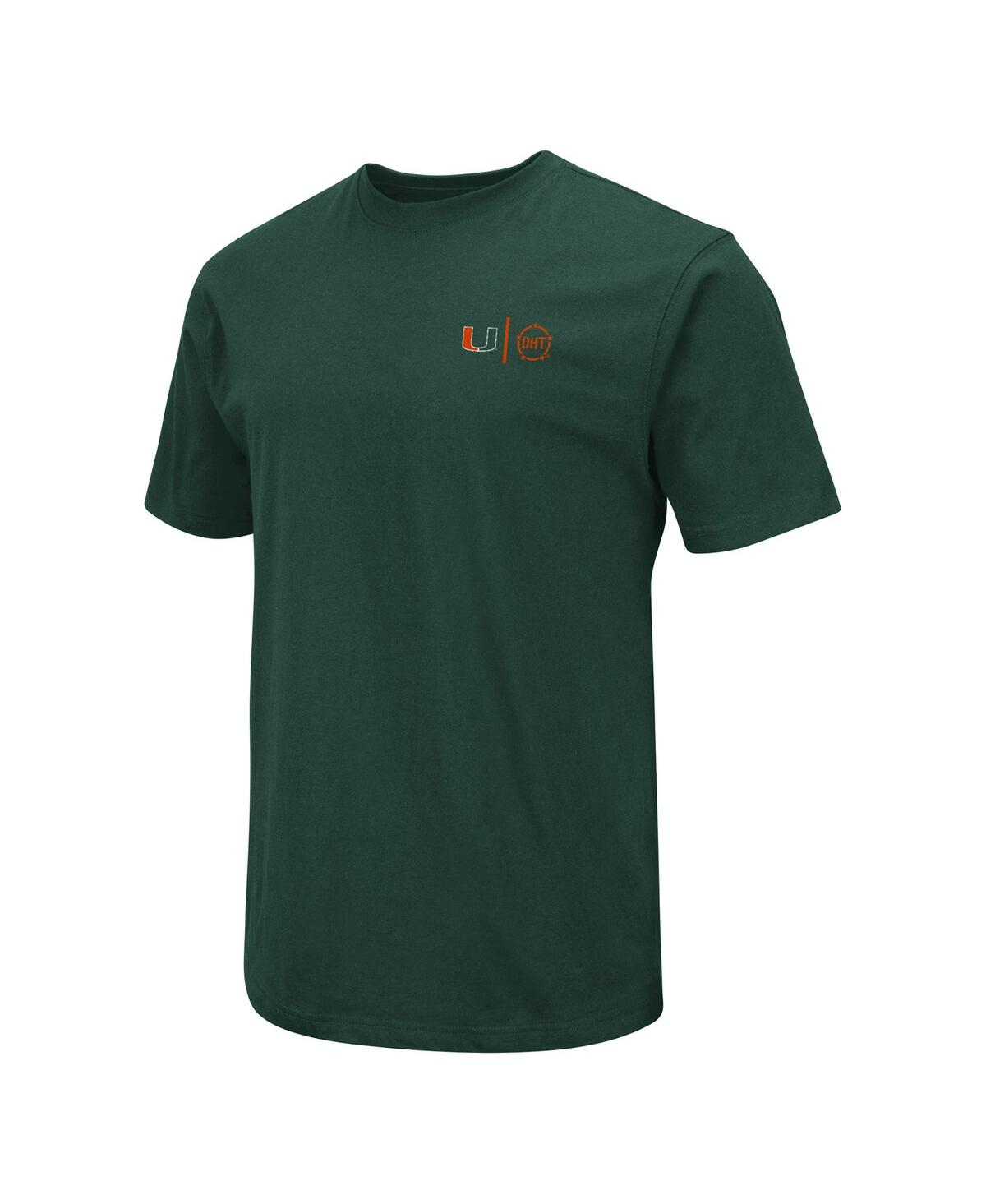 Shop Colosseum Men's  Green Miami Hurricanes Oht Military-inspired Appreciation T-shirt