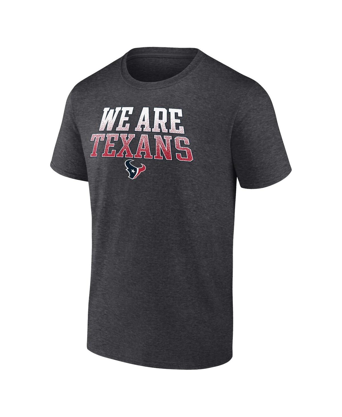Fanatics Branded Heathered Charcoal Arizona Cardinals Big & Tall Rise Up Red Sea Statement T-shirt In Charcoal