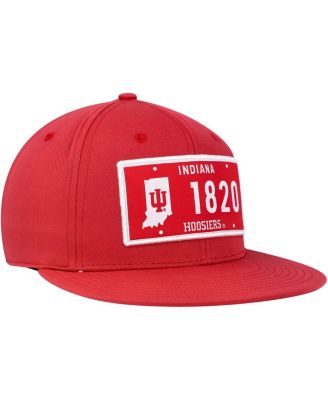 Men's Crimson Indiana Hoosiers Established Snapback Hat