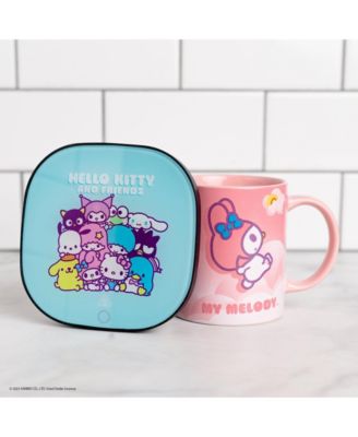 My Melody Coffee Mug with Electric Mug Warmer  – Keeps Your Favorite Beverage Warm - Auto Shut On/Off