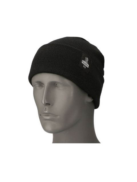Мужская шерстяная шапка RefrigiWear Watch Cap, цвет: Чёрный