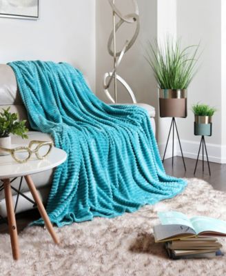 Cut Plush Lightweight Super Soft Fuzzy Luxury Bed Blanket, Twin