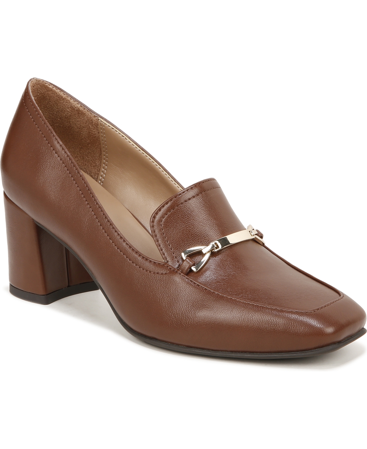 Shop Naturalizer Wynrie-bit Pumps In Cappuccino Faux Leather