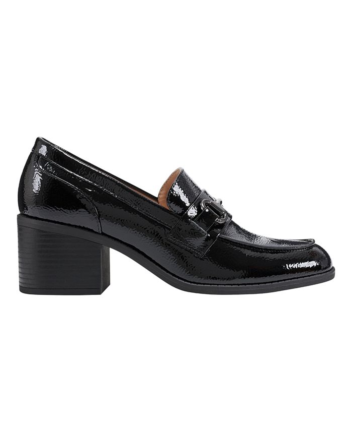 Bandolino Women's Mayble Block Heel Hardware Detail Loafers - Macy's