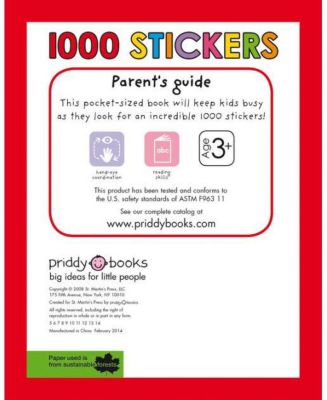 1000 Stickers by Roger Priddy