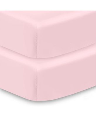 All-in-One Fitted Sheet & Waterproof Cover for 52" x 28" Crib Mattress (2-Pack)