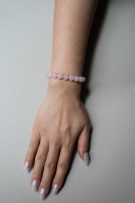Manifest Collection | Love — Pink Crystal Beaded Bracelet