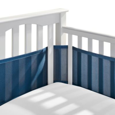 Breathable Mesh Liner for Full-Size Cribs, Classic 3mm Mesh (Size 4FS Covers 3 or 4 Sides)
