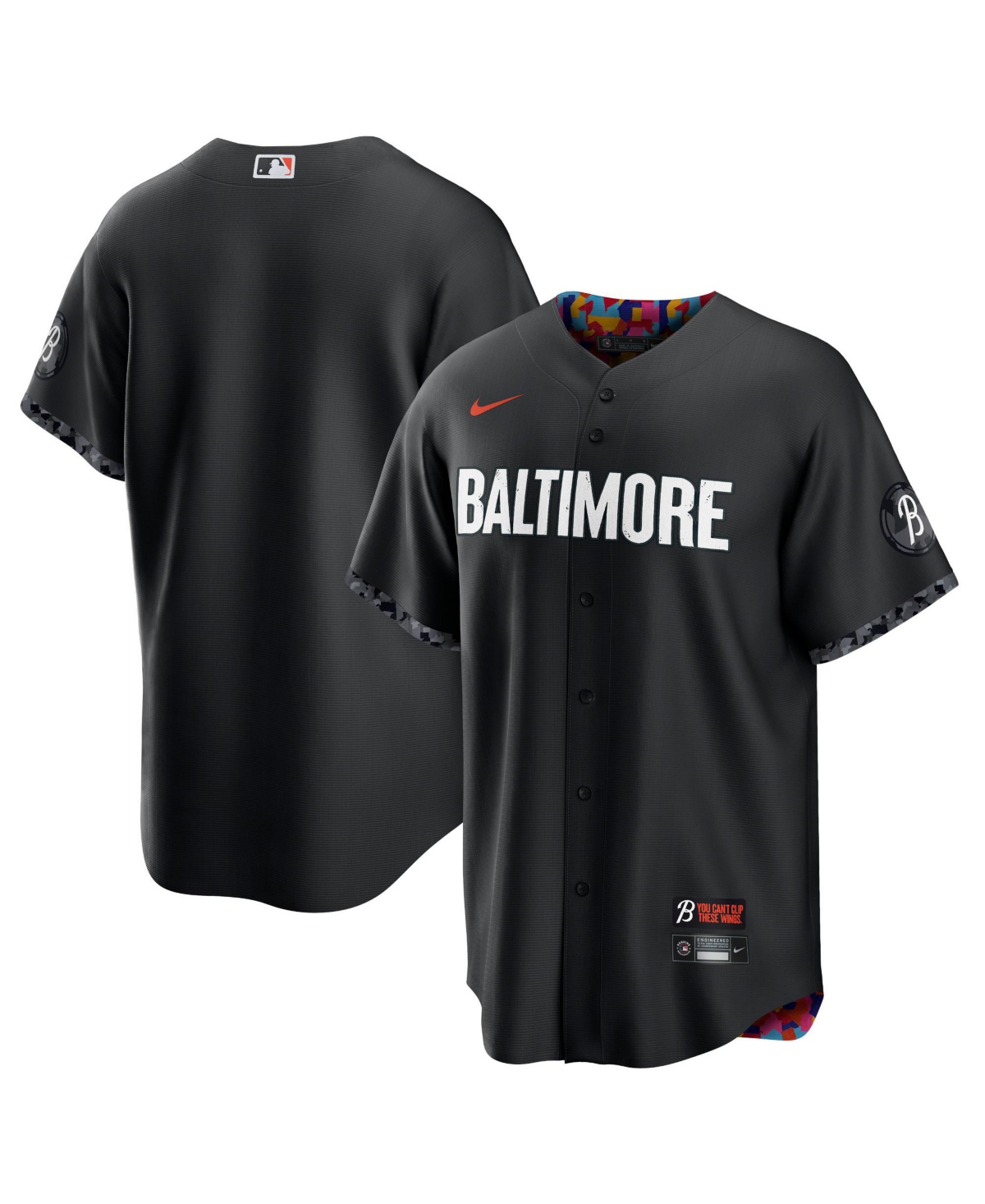 Men's NikeBaltimore Orioles 2023 City Connect Replica Jersey - Black