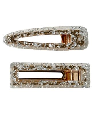 Clip Set - Metallic Silver - Macy's