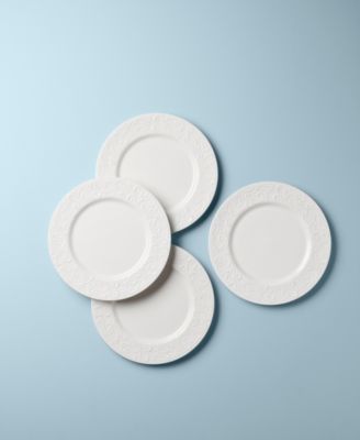 Opal Innocence Carved Dinner Plates, Set of 4