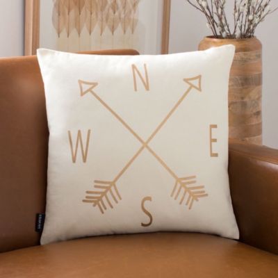 Compass 18" x 18" Pillow