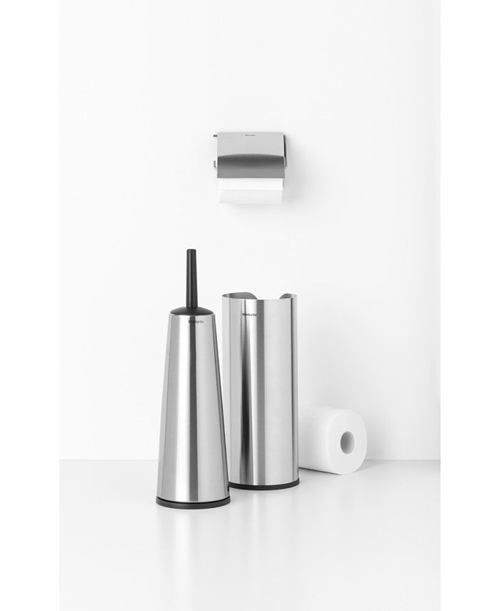 Brabantia Renew Toilet Accessory Set of 3 Toilet Brush and Holder