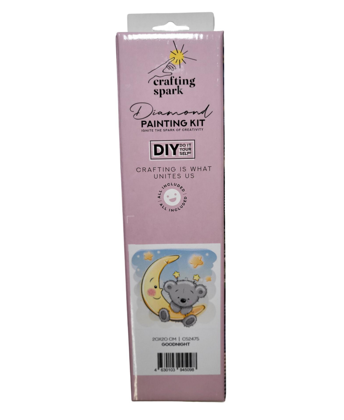 Crafting Spark Diamond Painting Kit Goodnight CS2475 7.9 x 7.9 inches