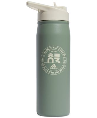 adidas - Stainless Steel Metal Bottle with Straw