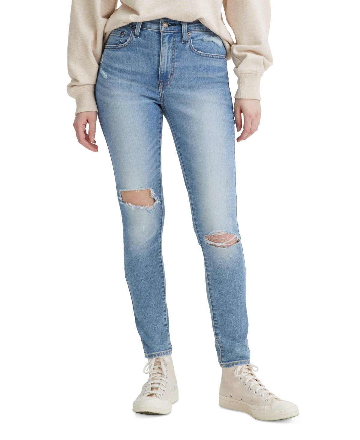 Levi's Women's 721 High-rise Stretch Skinny Jeans In High Beams