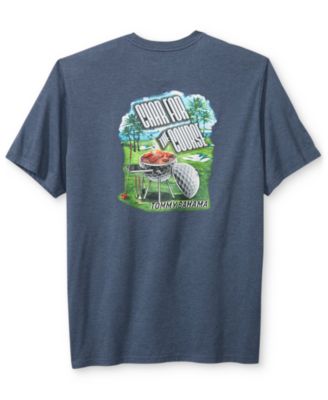 Tommy Bahama - Char For The Course Cotton Graphic T-Shirt