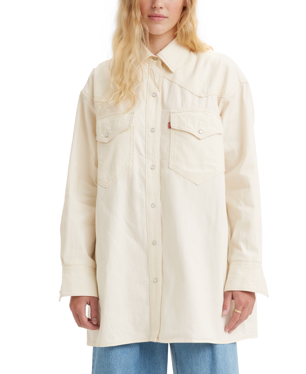 LEVI'S WOMEN'S DYLAN RELAXED OVERSIZED WESTERN SHIRT