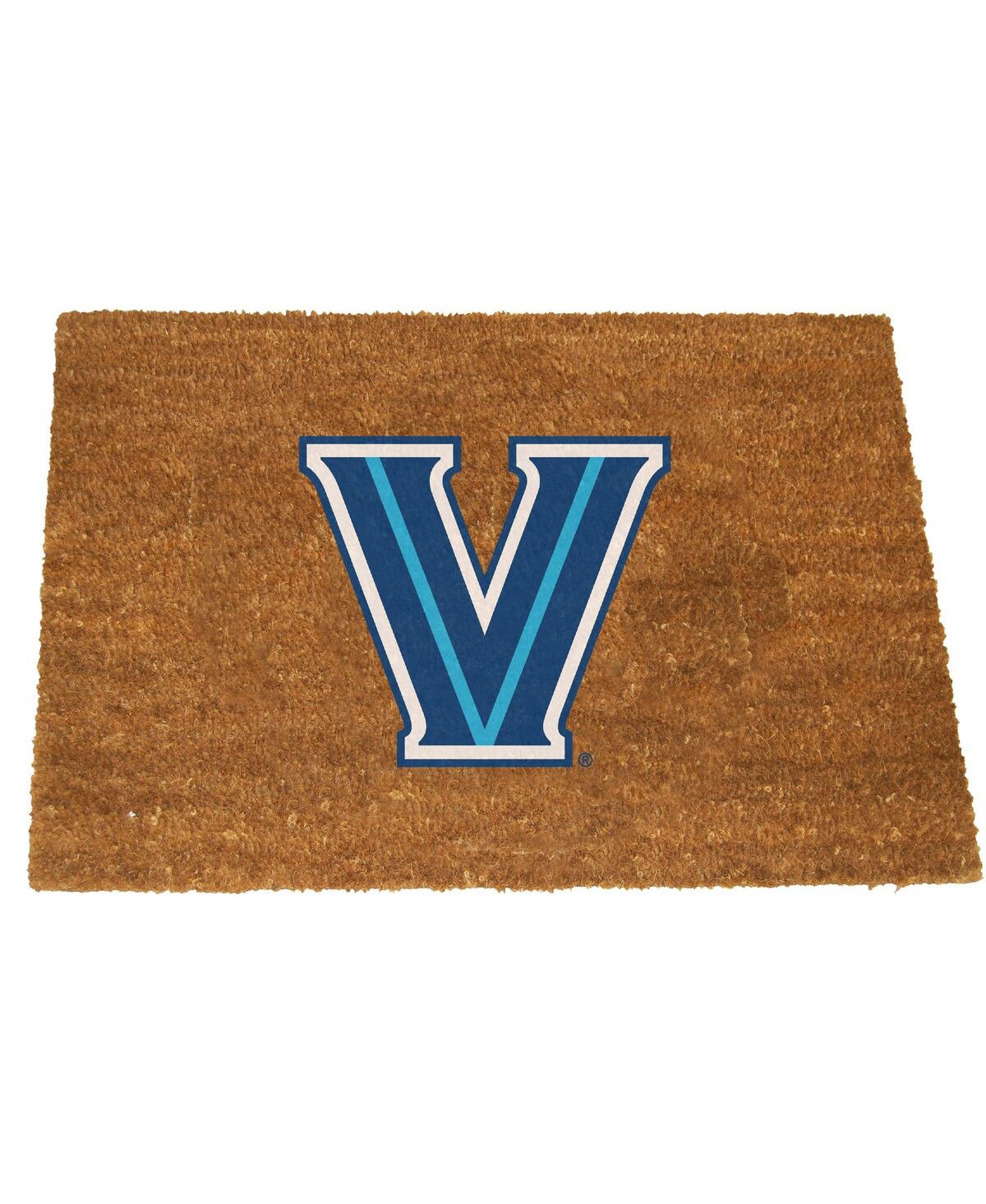 Memory Company Villanova Wildcats Team Logo Coir Doormat In Brown,blue