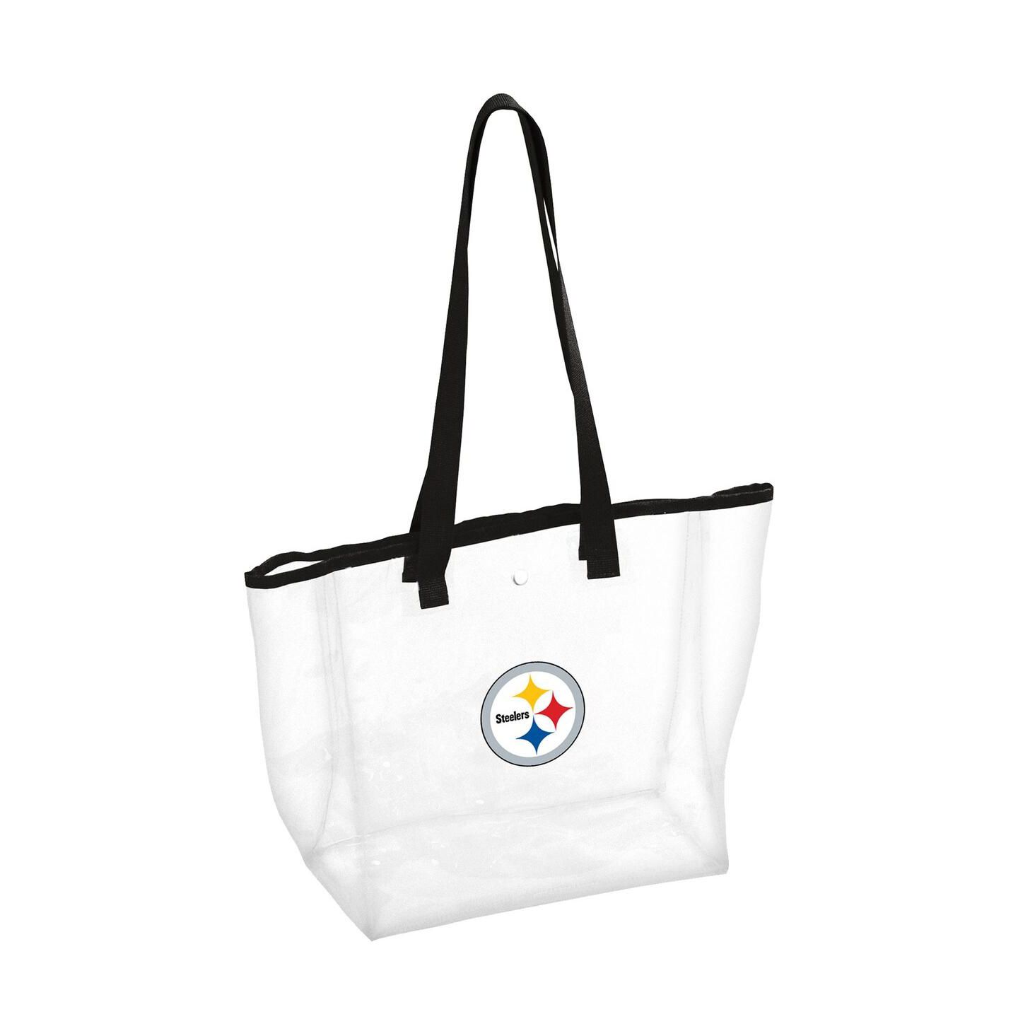 Женская сумка Logo Brands Pittsburgh Steelers Stadium Clear Tote — фото 1