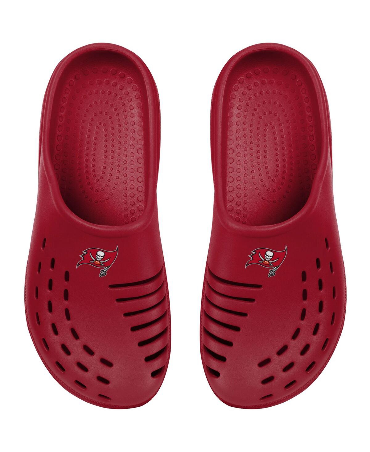 Foco Kids' Youth Boys And Girls  Red Tampa Bay Buccaneers Sunny Day Clogs
