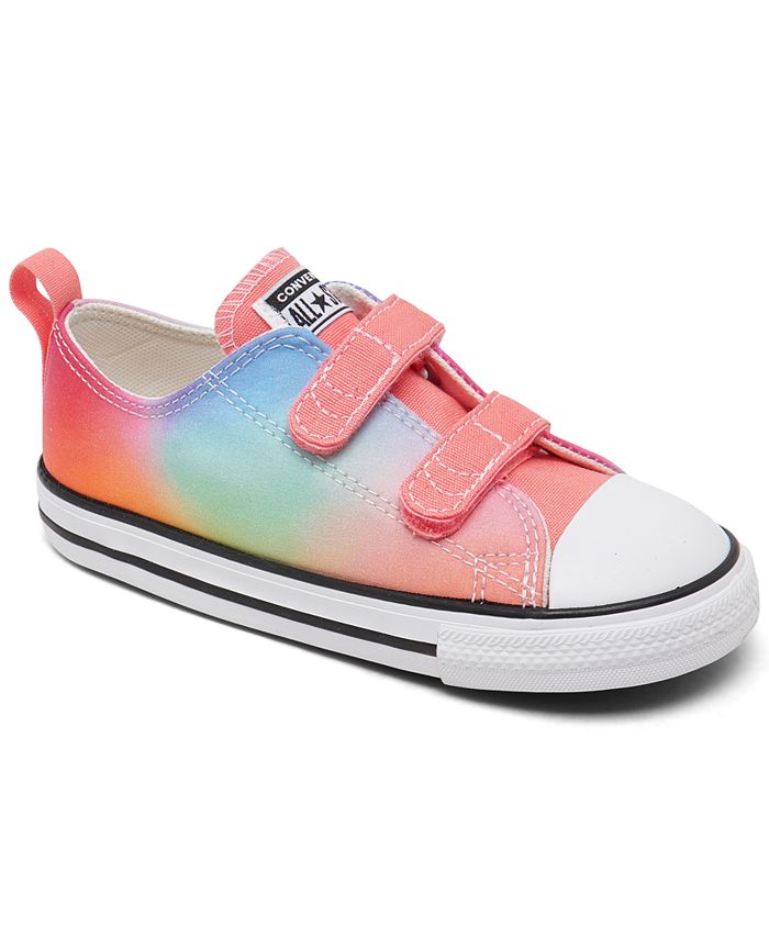 auktion Skoleuddannelse Tomhed Converse Toddler Girls Chuck Taylor All Star Stay-Put Easy-On Rainbow Ombre  Casual Sneakers from Finish Line - Macy's