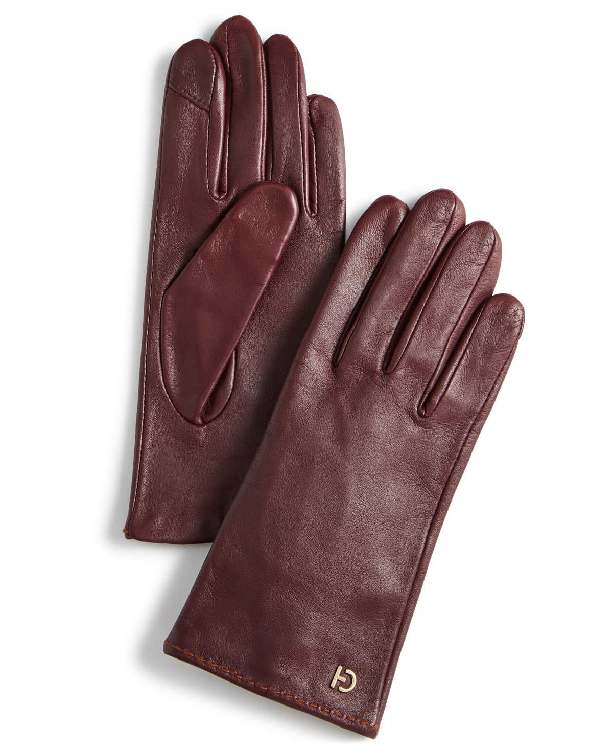 Cole Haan Women's Leather Stud Gloves