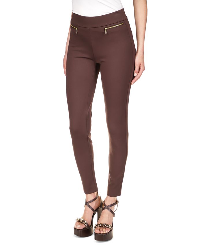 Michael Kors Women's Zip-Pocket Pull-On Trousers - Macy's